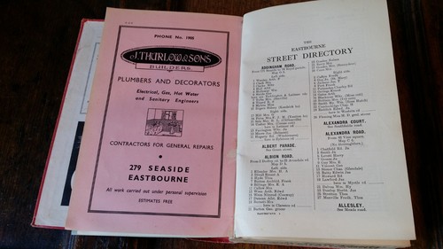 1948 - 1949 KELLY'S DIRECTORY EASTBOURNE HAILSHAM & NEIGHBOURHOOD - Picture 8 of 13