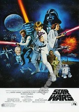 Vintage Star Wars Episode IV A New Hope 1977 Print Poster Wall Art Picture A4 +