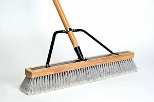 DQB Industries 09961 Polypropylene 24-Inch Floor Sweep Push Broom with 60-Inch Handle