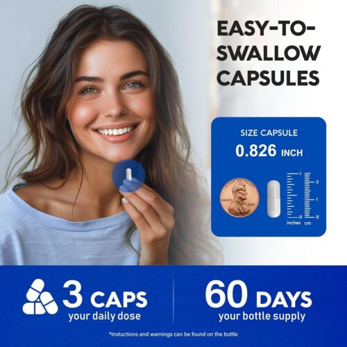 Magnesium Supplement - 5 in 1 Complex 500 Mg | Glycinate | Citrate | Malate | Ta - Picture 6 of 8