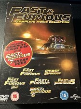 Fast and Furious Collection 1 - 6  (DVD, 2015)