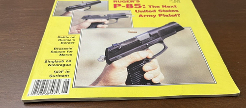 SOLDIER OF FORTUNE MAGAZINE AUGUST 1987 RUGER'S P-85: THE NEXT US ARMY PISTOL? - Picture 5 of 14