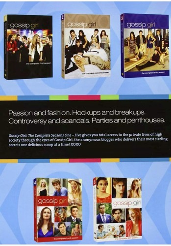 Gossip Girl first second third fourth fifth series 1-5 Season 1.2.3.4.5 New Dvd - Picture 2 of 2