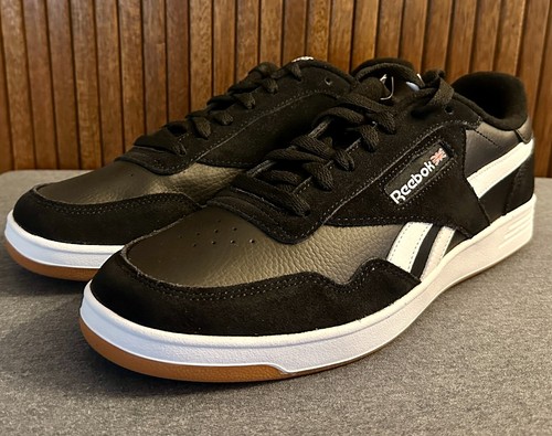 Zapatos REEBOK Club MEMT - Negro Blanco Goma Cuero Memory Tech FV3191 - Para hombres 12 - Imagen 3 de 7