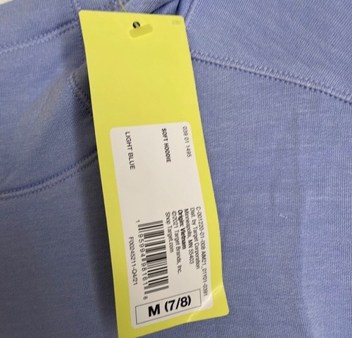 All In Motion Youth Girls Modal Light Blue Soft Thumbholes Hoodie Sz M (7/8) - Picture 5 of 9