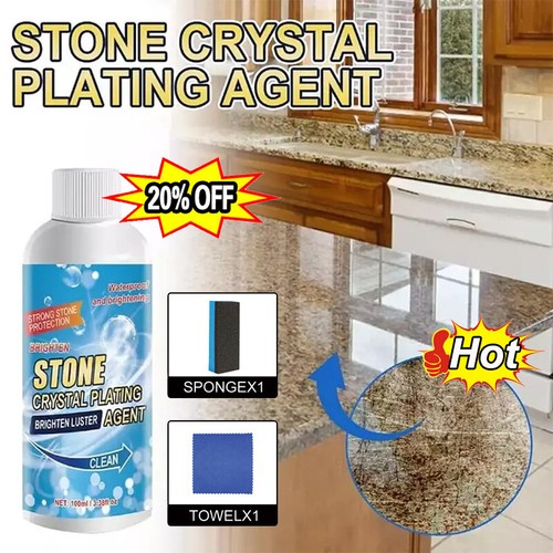 100Ml Stone Crystal Plating Agent Stonework Polishing and Coating Agent Marble