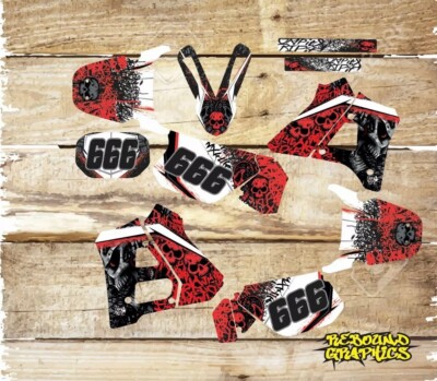 YAMAHA DTR125 STICKERS - DTR GRAPHICS KIT - YAMAHA DTR STICKERS -  DT125R DECAL
