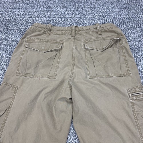 VINTAGE Old Navy Pants Mens 33 Baggy Utility Grunge Paratrooper Y2K Military 00s - Picture 4 of 16