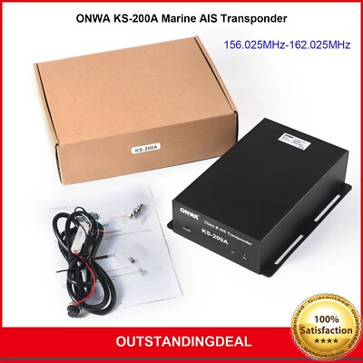 ONWA KS-200A Marine AIS Transponder Collision Avoidance Device 5W Class B+ AIS