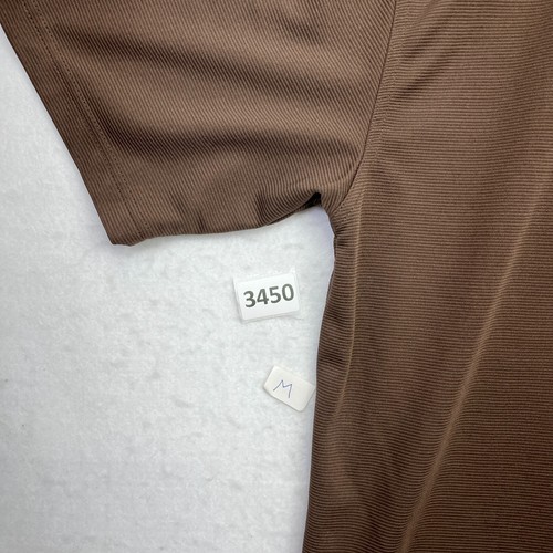 Camiseta polo Cubavera para hombre talla L marrón manga corta cuello abotonado poliéster - Imagen 7 de 7
