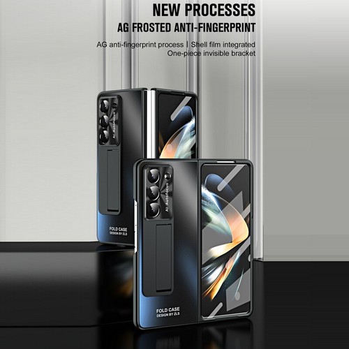 Per Samsung Galaxy Z Fold5 Vetro temperato Protctor Hard Hybrid Slim Case Cover - Foto 7 di 24