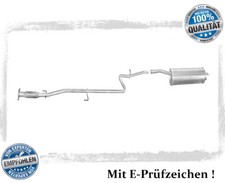 Auspuffanlage für Fiat Doblo / Cargo 1.2 48KW Auspuff Flexrohr Endtopf