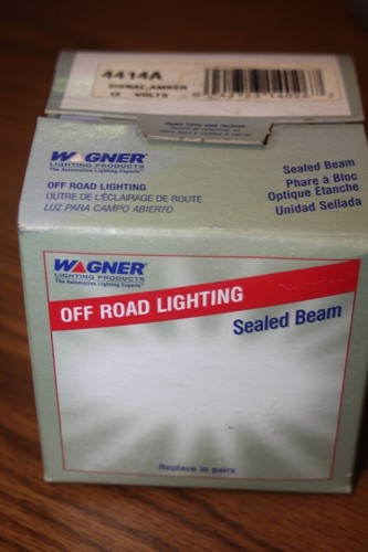 Warner Off Road Lighting Sealed Beam 4414A 12V Amber - Picture 1 of 4
