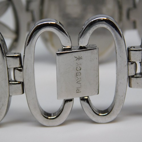 PLAYBOY PB0273SL Quartz Analog Women's Bracelet Watch Sz. 7 1/4" New Battery - Picture 7 of 10