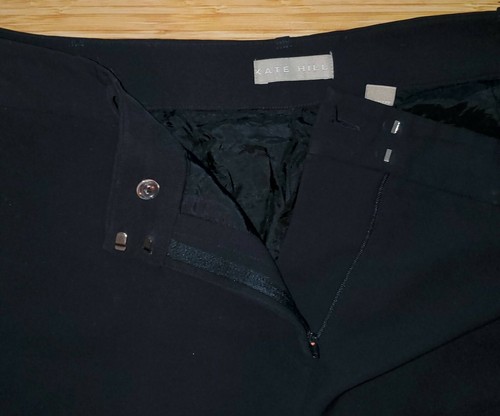 Kate Hill Women's Black Polyester Lined Trousers / Pants Size 18 preowned - Picture 5 of 8