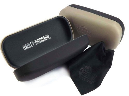 Harley Davidson Round Sunglasses Black Gunmetal/ Silver Mirror Lenses HD2004 01A - Picture 4 of 4