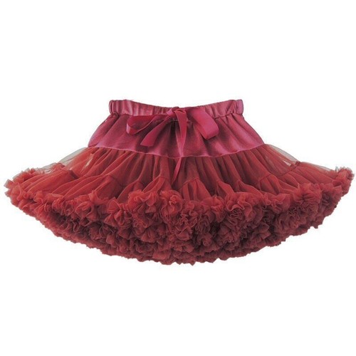 Skirts Solid Fluffy Tulle Princess Ball Gown Kids Ballet Party Performance Dress - Picture 37 of 39