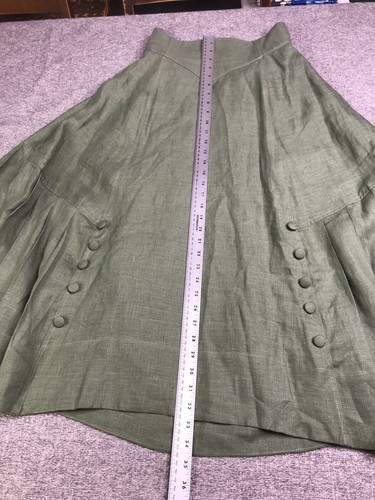 Gibson Girl Dress Anne Skirt womens S -XS 100% Linen Edwardian Cosplay - Picture 9 of 14