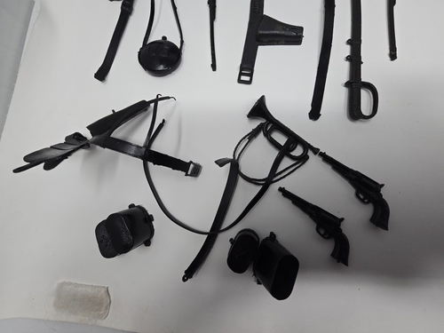 Marx Best Of The West Badman Sam Cobra Box & Access Cpt Maddox General Custer - Picture 10 of 16