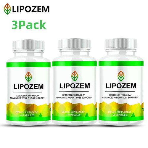 3X - Lipozem – Advanced Support for Weight Management & Gut Health -60 Caps