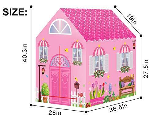 Kiddie Play Princess Playhouse Kids Play Tent for Boys & Girls Indoor Outdoor - Picture 4 of 5