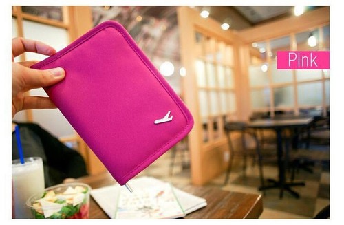 Travel Wallet Passport Holder Organizer Credit ID Card FREE RFID Passport Sleeve - Picture 8 of 16