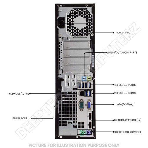 HP EliteDesk 800 G2 SFF Intel Core i7-6700 6th Gen 64GB RAM DDR4 2TB SSD Wi-Fi - Afbeelding 5 van 7
