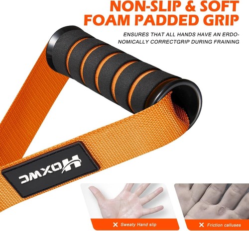 Nylon Single D-Handle Rope Attachment for Weight Lifting Pulldown Bar / Tricep - Picture 3 of 7