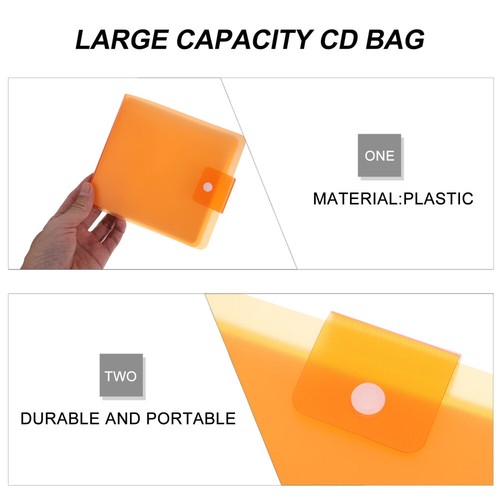2 Pcs CD-Aufbewahrungsbox Reisen DVD-Halter Aufbewahrungsbehälter Für - Afbeelding 6 van 12