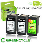 3Pk refill ink cartridge Pg-245Xl Cl-246Xl for Canon Pixma Mg2555 Mg2500 Mg2900
