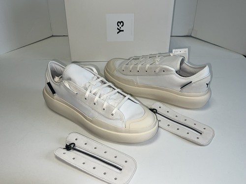 Adidas Yohji Yamamoto Y-3 AJATU COURT LOW GW8627 White Men Shoes Sneakers 10! - Picture 1 of 12