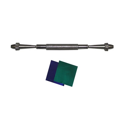 Double-Ended Leak Testing Gauge tool w/ strips, for Clarinet, Sax, Flute, Etc.