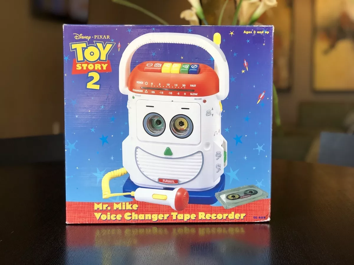 NEW Open Box TOY STORY 2 MR. MIKE Voice Changer Tape Recorder PLAYSKOOL  TS-468