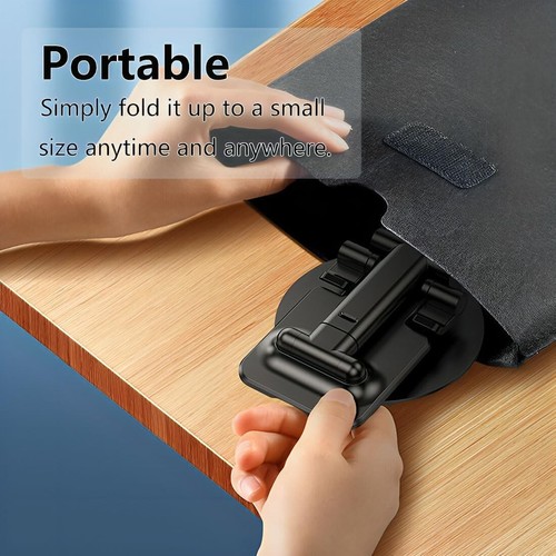 Telefon Ständer Verstellbar 360° Drehbar Faltbar Halter für Schreibtisch Home Office - Bild 5 von 8