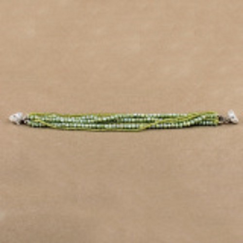 MURANO LIME BEADED BRACELET 3 OF EACH COLOR # FJ3143 - Picture 4 of 4