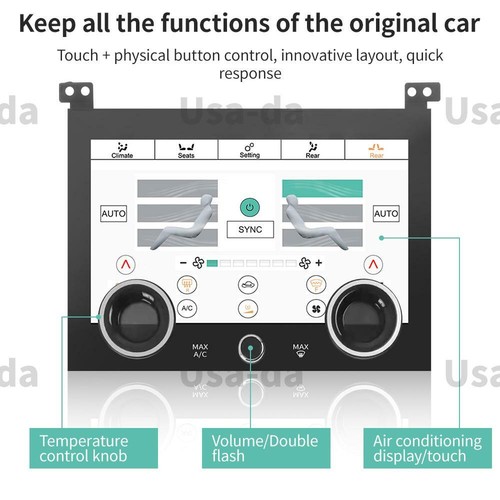 Panel de pantalla de control de aire acondicionado 10" para Land Rover Range Rover 2013-2017 - Imagen 10 de 12