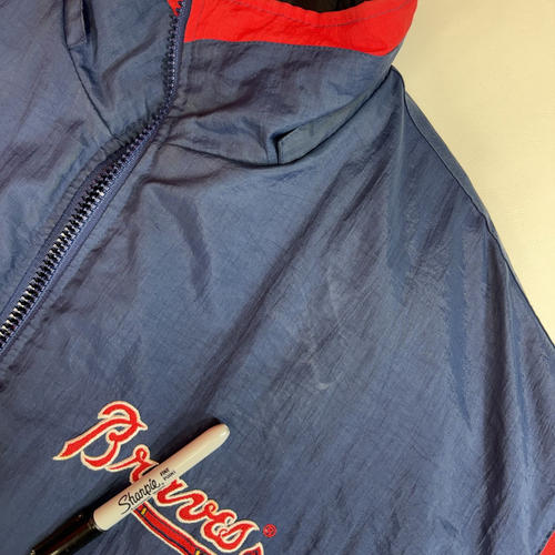 Pro Player Atlanta Braves MLB Baseball Reversible Puffer Jacket XXL Foot Locker - Picture 8 of 24