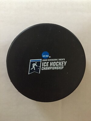 2020 NCAA Men's DIVISION I ICE HOCKEY CHAMPIONSHIP Puck RARE Canceled Game 