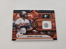 2022 TOPPS TRIBUTE CEDRIC MULLINS JERSEY 07/25 MLB STAMP OF APPROVAL ORIOLES ZF