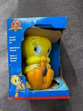 NOS Looney Tunes Tweety Bird Ceramic Cookie Jar Vintage