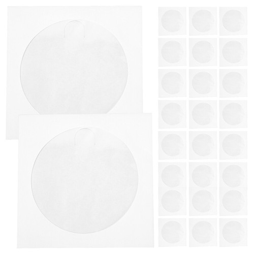 100 Pcs CD DVD Paper Bag Dvd/cd Storage Bags Protective Outer Sleeves - Afbeelding 10 van 12