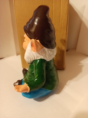 GNOMO DE JARDÍN EN MEDITACIÓN NUEVO EN CAJA "ENVÍO RÁPIDO GRATIS" - Imagen 2 de 5
