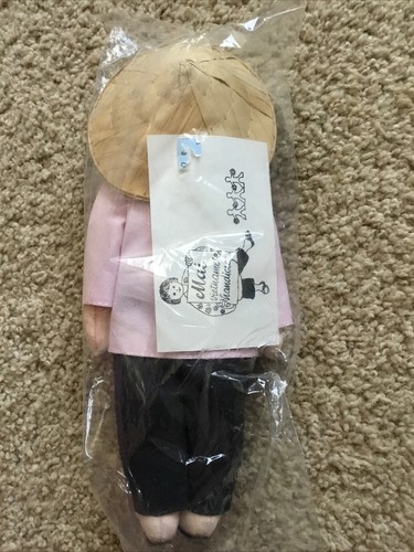 MAI VIETNAMESE HANDICRAFTS - 7"  AUTHENTIC HANDMADE VIET CLOTH DOLL NIP - Bild 5 von 7