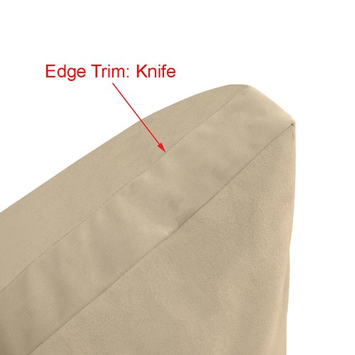 |SLIPCOVER ONLY| Knife Edge 8" Twin 75x39x8 Velvet Indoor Daybed Mattress-AD339 - Picture 6 of 8