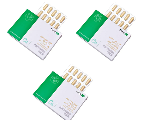 TIENS Super Calcium + Lecithin 60 Capsules | High-Absorption Bone & Brain - Picture 4 of 6