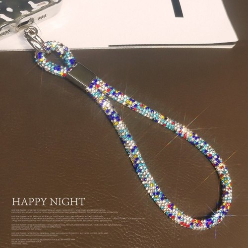 Bright Phone Wrist Straps Glitter Anti-lost Wrist Rope Phone Accessories - Photo 9 sur 21