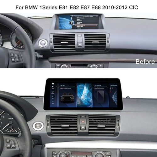 12.3" Android 13 Screen Carplay GPS for BMW 1 Series E87 E82 E81 E88 Navigation - Picture 2 of 5