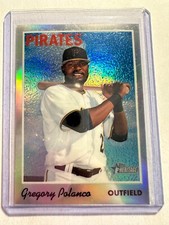 K31,570 - 2019 Topps Heritage Chrome Refractors #THC30 Gregory Polanco MB #/570