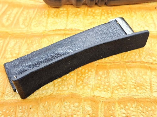 24mm/20mm Ostrich leg Leather Watch Band Bespoke Vintage Exotic Leather - Picture 2 of 19