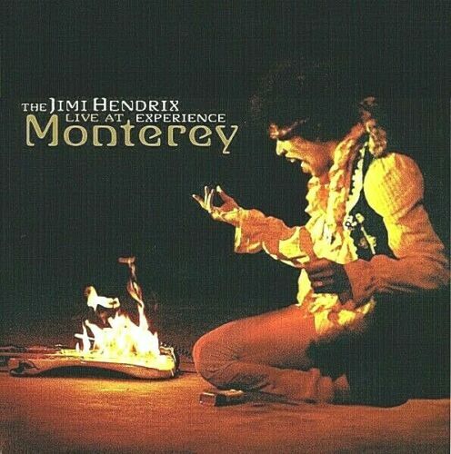 Jimi Hendrix Burning Guitar at Monterey Pop Signed Ltd.Ed